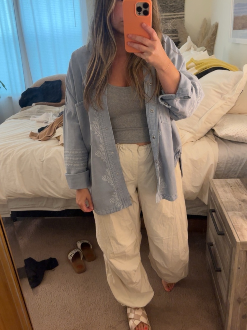 iets frans baggy tech pants (urban outfitters)